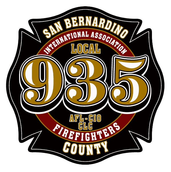Logo for San Bernardino County International Association of Firefighters Local 935 AFL-CIO CLC